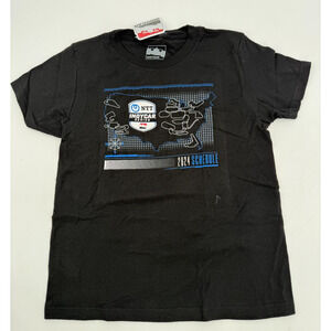 IndyCar Kids T Shirt Youth Schedule 2024 Black Size Medium New